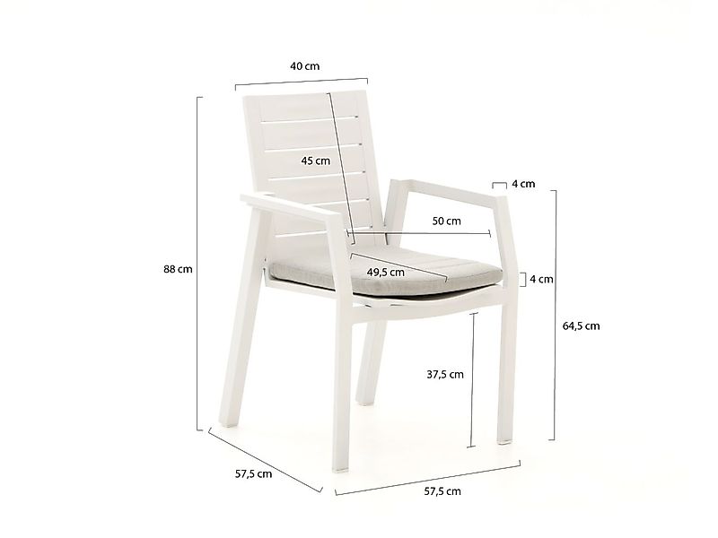 Bellagio Leggo Gartenstuhl stapelbar günstig online kaufen