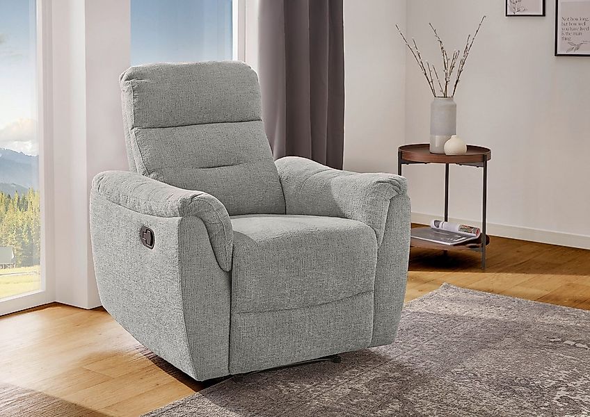 Jockenhöfer Gruppe Sessel Utah, Liegefunktion durch halbautomatische Relaxf günstig online kaufen