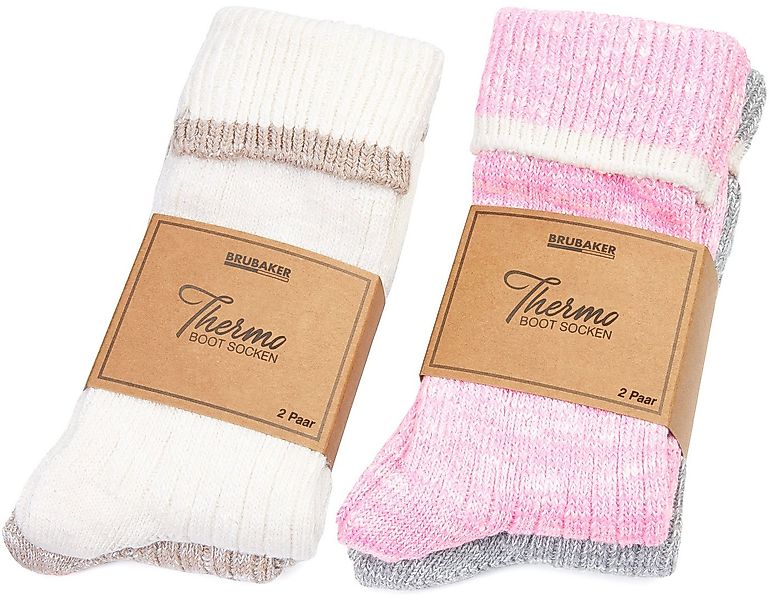BRUBAKER Socken Damen Wollsocken - Sehr weich, gemütlich, flauschig und atm günstig online kaufen