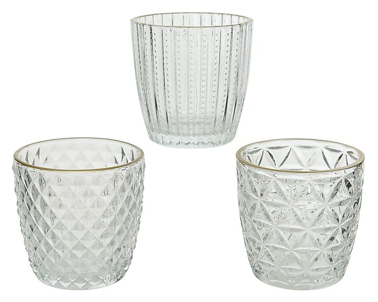 Kaemingk Teelichthalter, Teelichthalter Glas 7,5cm mit günstig online kaufen