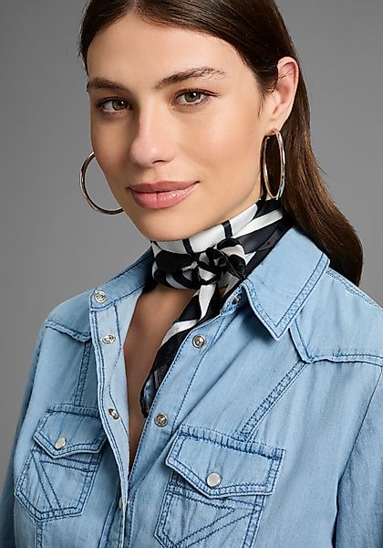Laura Scott Nickituch, mit modischem Streifen-Allover-Druck günstig online kaufen