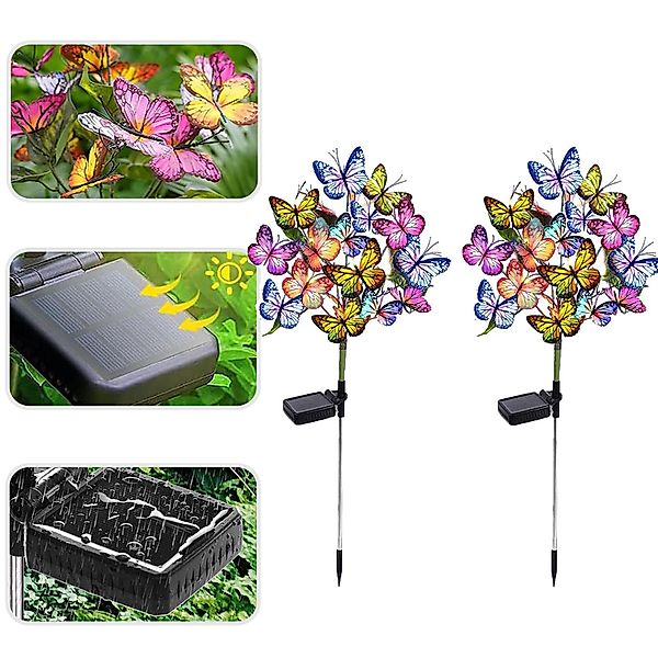 Jibenhome LED Solarleuchte LED Solarlampen Gartendeko,LED günstig online kaufen