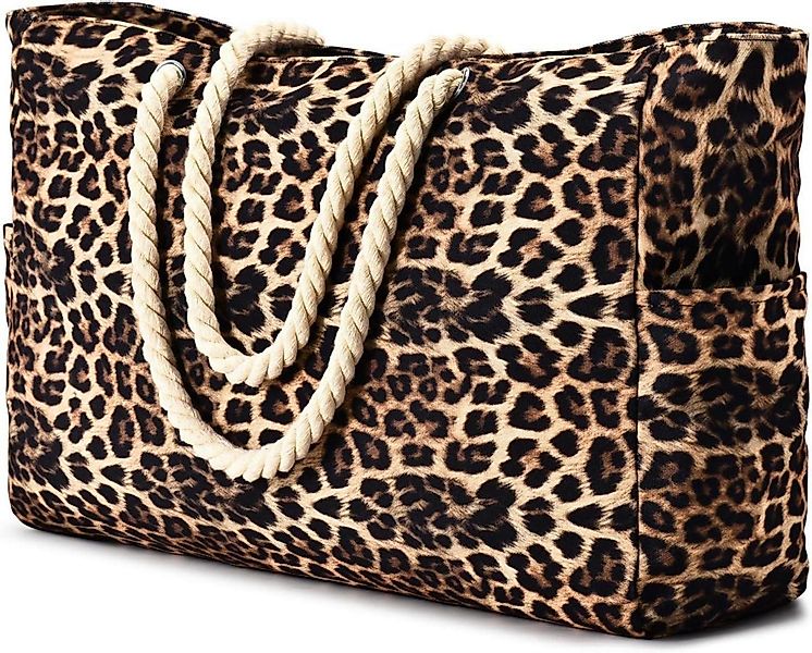 LuxusKollektion Strandtasche Strandtasche Damen Streifen Tote günstig online kaufen