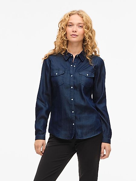 Vila Jeansbluse "VIBISTA DENIM SHIRT/SU-NOOS" günstig online kaufen
