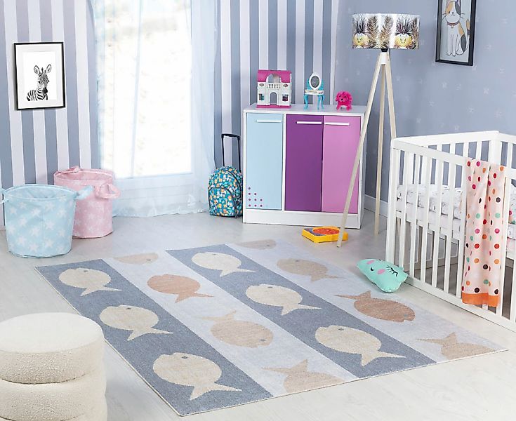 Livabliss Kinderteppich "PEKIN" rechteckig 6 mm Höhe Kids günstig online kaufen