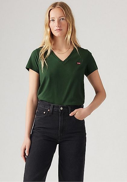 Levi's® V-Shirt Perfect Tee mit kleinem Batwing- Logo günstig online kaufen
