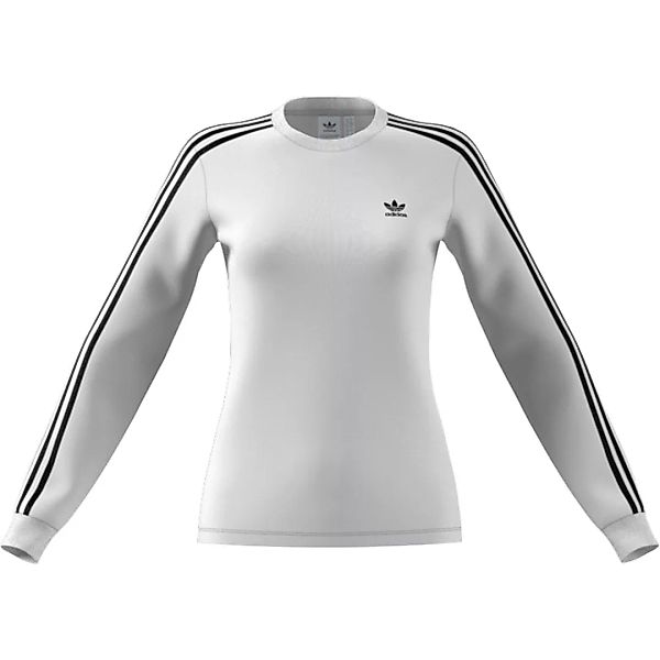 Adidas Originals 3 Stripes Langarm-t-shirt 30 White / Black günstig online kaufen