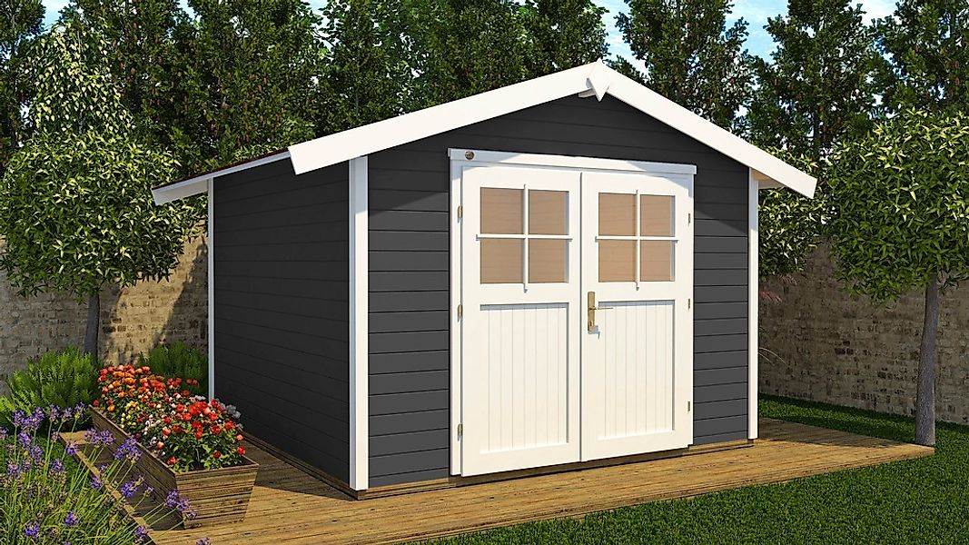 weka Gartenhaus "122 Gr.1 anthrazit" günstig online kaufen