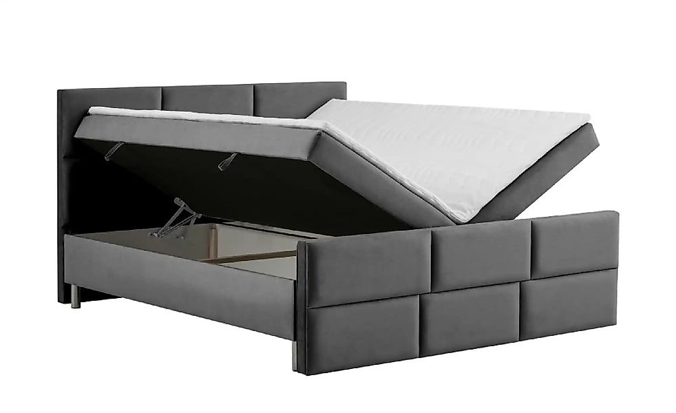 Boxbett mit Bettkasten Adria ¦ grau ¦ Maße (cm): B: 120 H: 110 Betten > Kom günstig online kaufen
