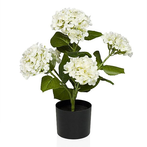 Kunstpflanze Kunstpflanze HYDRANGEA Kunststoff Hortensie, hjh günstig online kaufen