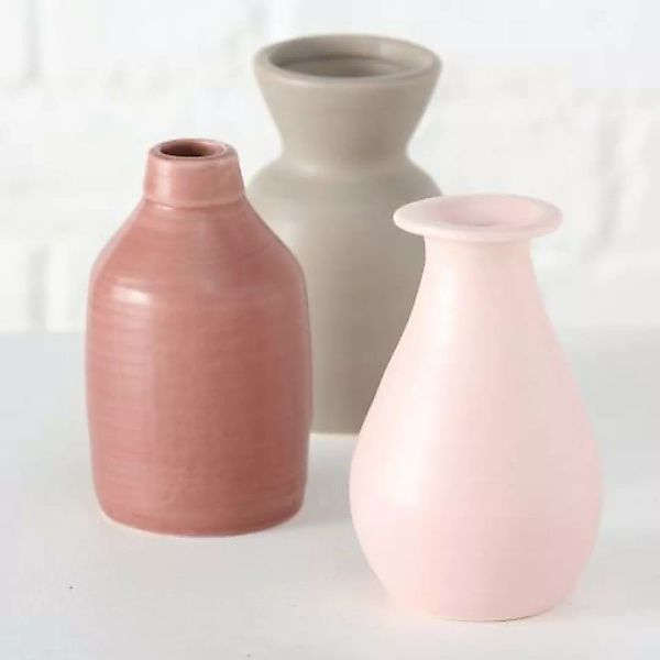 Boltze Vasen Vase Frisco sortiert 12 cm (1 Stück) (mehrfarbig) günstig online kaufen