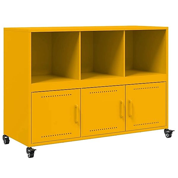 vidaXL Sideboard Senfgelb 100,5x39x72 cm Stahl 846737 günstig online kaufen
