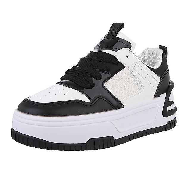 Ital-Design Damen Low-Top Freizeit Sneaker (88828467) Keilabsatz/Wedge Snea günstig online kaufen