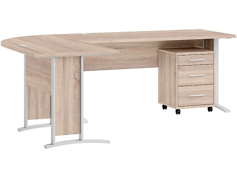 moebel-dich-auf Eckschreibtisch OFFICE LINE (Winkelschreibtisch, inkl. Roll günstig online kaufen