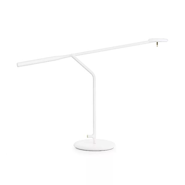 Normann Copenhagen - Flow LED Schreibtischleuchte - weiß/H x B x T: 42 x 58 günstig online kaufen