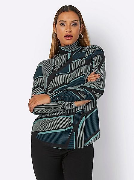 creation L Klassische Bluse Bluse mit Stehkragen . günstig online kaufen