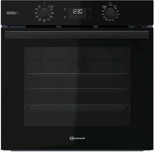 BAUKNECHT Einbaubackofen "BBA2S85PU1K" mit 1-fach-Teleskopauszug mit Pyroly günstig online kaufen
