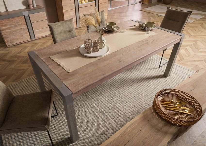 Massivmoebel24 Esstisch AMSTERDAM (Esstisch Akazie 160x90x76 günstig online kaufen