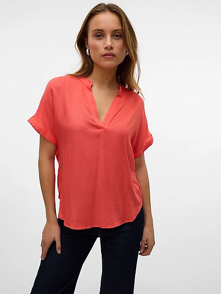 Vero Moda Shirtbluse "VMBEAUTY SS TOP GA NOOS" günstig online kaufen