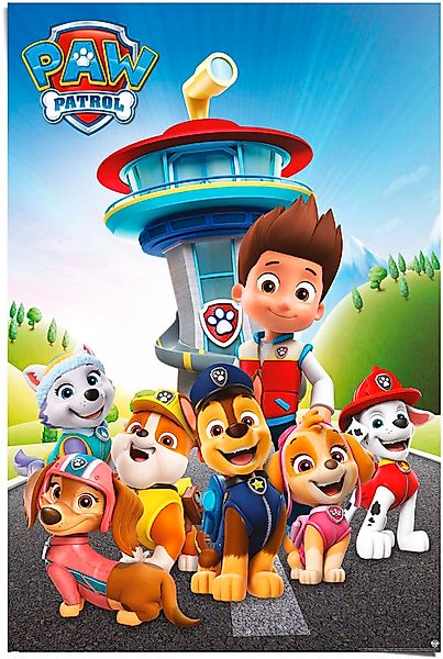 Reinders Poster "Paw Patrol team" 1 Stk. tlg. günstig online kaufen