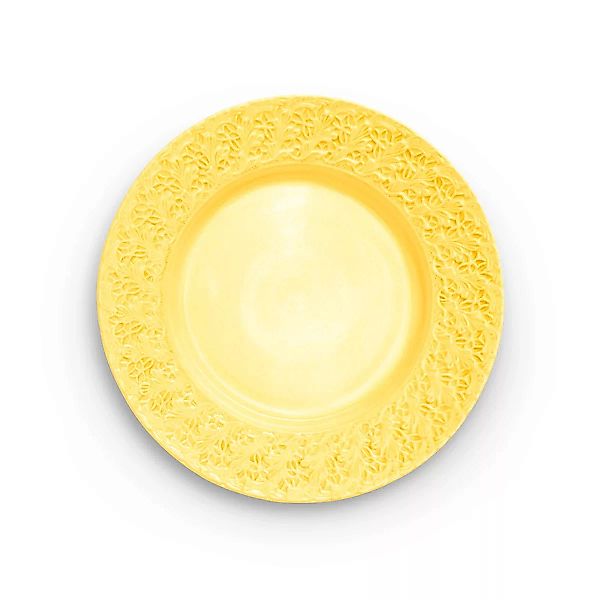 Lace Teller 32cm Gelb günstig online kaufen