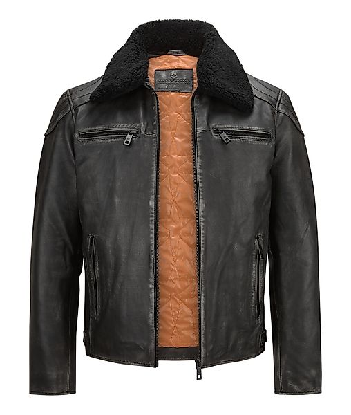 Milestone Lederjacke MSBonaro Bikerjacke aus Lammleder günstig online kaufen