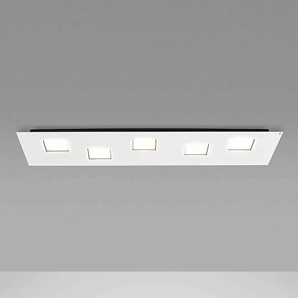 Fabbian Quarter - weiße LED-Deckenlampe 5flg. günstig online kaufen