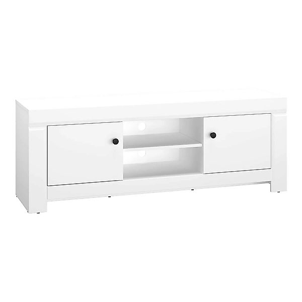 Wohnzimmer Lowboard in weiß LANA-131, B/H/T ca. 153/56/42 cm günstig online kaufen