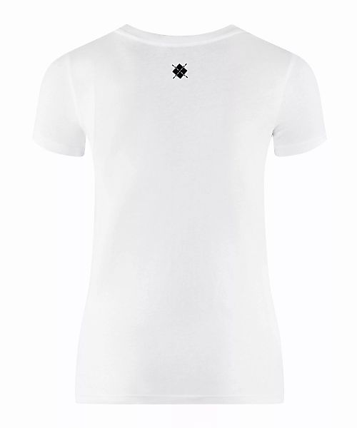 Burlington Damen T-Shirt Rundhals, XS, Weiß, Raute, Baumwolle, 2269012-2000 günstig online kaufen