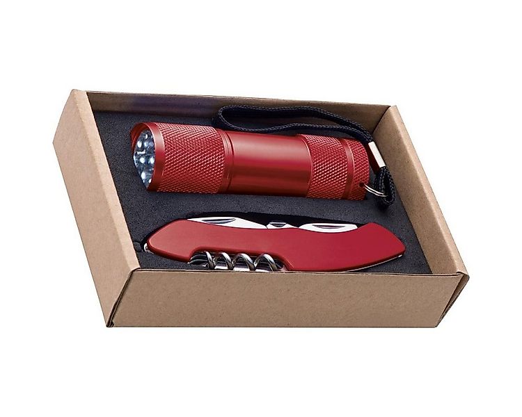 Easy Gifts Taschenmesser Set bestehend aus Taschenlampe und Taschenmesser / günstig online kaufen