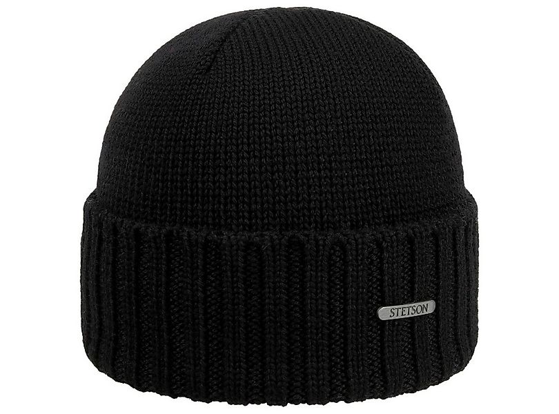 Stetson Beanie (1-St) Strickmütze mit Umschlag, Made in Italy günstig online kaufen