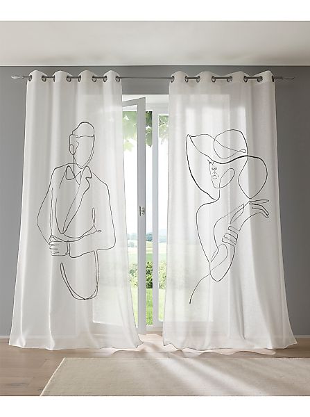 heine Gardine Dekostore, Ösen (2 St), günstig online kaufen