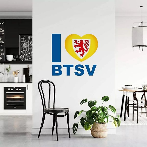 Wall-Art Wandtattoo "Eintracht Braunschweig I love BTSV", (1 St.) günstig online kaufen