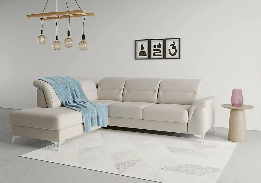 sit&more Ecksofa Sinatra L-Form, mit Ottomane, optional mit Kopfteilverstel günstig online kaufen