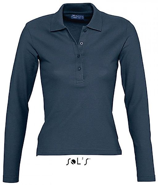 SOLS Langarmshirt Damen Longsleeve Poloshirt Podium günstig online kaufen