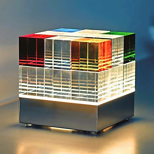 TECNOLUMEN Cubelight LED-Tischleuchte, bunt günstig online kaufen