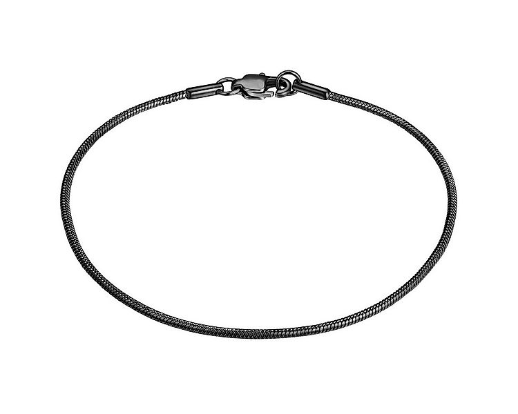 True Rebels Edelstahlarmband schwarz günstig online kaufen