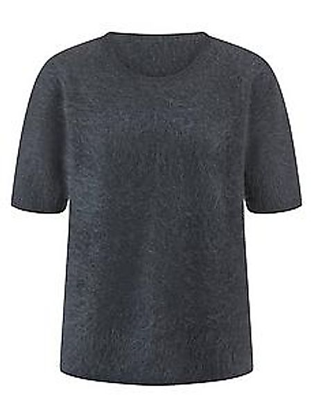 Rundhals-Pullover aus 100% Kaschmir Peter Hahn grau günstig online kaufen