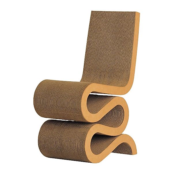 Vitra - Wiggle Side Chair - Wellkarton natur günstig online kaufen