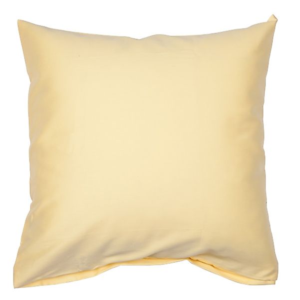 Janine Janine Mako-Satin Bettwäsche Colors 31001 gelb Größe:  40x40 cm günstig online kaufen