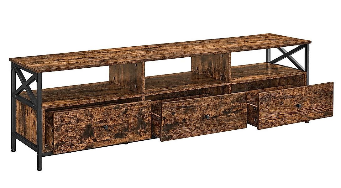 VASAGLE Lowboard TV-Schrank, 3 Schubladen, Breite 147/178cm, Stahlgestell günstig online kaufen