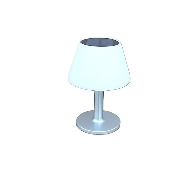 Dapo Solar Tischleuchte Jolla IP44 Metall Kunststoff 3000K günstig online kaufen