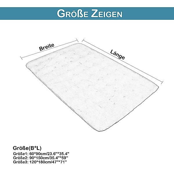 Sunicol Teppich Kurzflor Teppich, Weich Shaggy günstig online kaufen