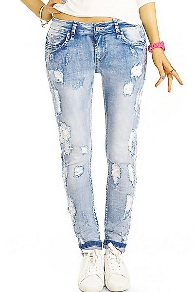 be styled Destroyed-Jeans Medium Waist Destroyed Jeans, Slim Fit Damenhose günstig online kaufen