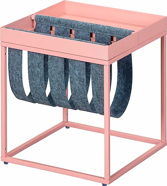 Inter Link Beistelltisch »Club NY« mit praktischem Ablagefach aus Filz günstig online kaufen