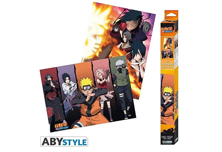 Abysse Poster ABYstyle - Naruto 2er Set Chibi Posters günstig online kaufen