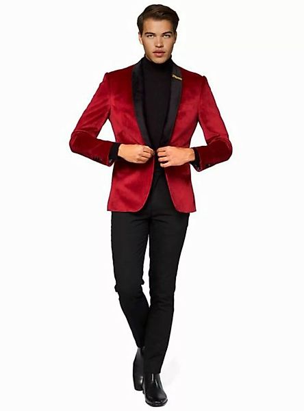 Opposuits Anzug Dinner Jacket dunkelrot - weihnachtlicher Smoking Zeitlos e günstig online kaufen