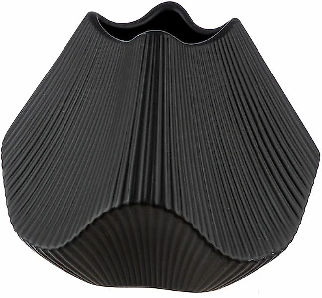 GILDE Tischvase »Vase Lamellen H. 18,5 cm«, (1 St.) günstig online kaufen