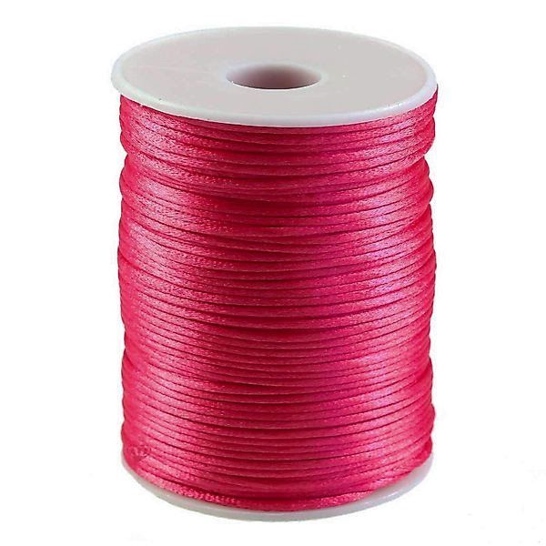 maDDma 90m Satinschnur 2mm Seil, pink günstig online kaufen