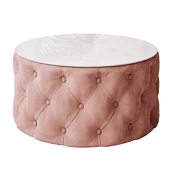 Lookway Couchtisch CHESTERFIELD 70 cm runder günstig online kaufen